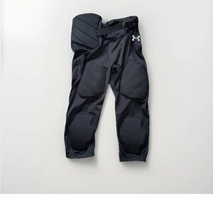 Under Armour Black Mens Small Padded Jogger Football Pants